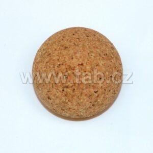 Míček korkový, hnědý, váha 14g, průměr 35mm